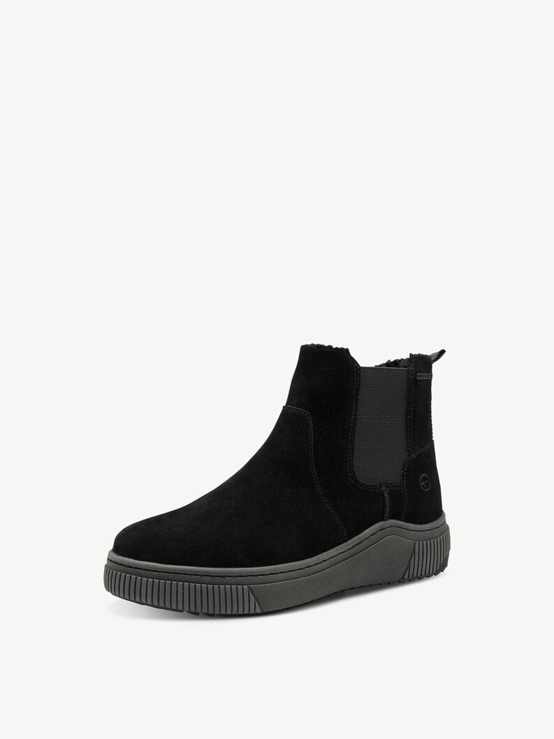 bootie nero fodera calda 8-86406-43-001 compra tamaris foderato ampia boots online