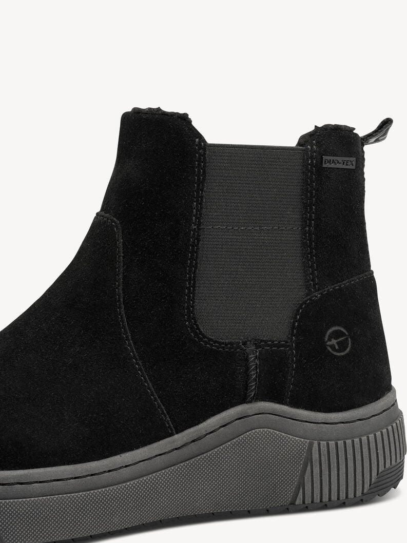 bootie nero fodera calda 8-86406-43-001 compra tamaris foderato ampia boots online