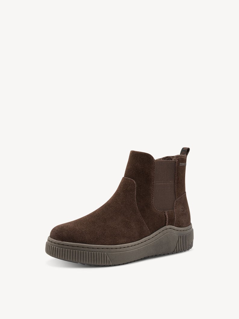bootie marrone fodera calda 8-86406-43-304 compra tamaris foderato ampia boots online