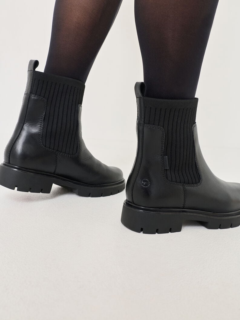 chelsea boot - nero fodera calda 8-86417-45-001 compra tamaris ampia stivaletti online