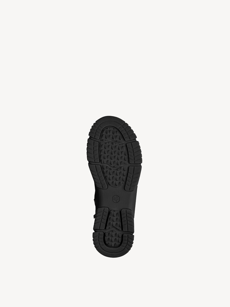 bootie in pelle - nero fodera calda 8-86418-45-001 compra tamaris foderato ampia boots online