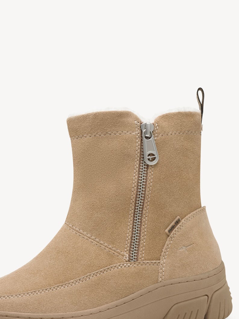 bootie in pelle - marrone fodera calda 8-86418-45-310 compra tamaris foderato ampia boots online