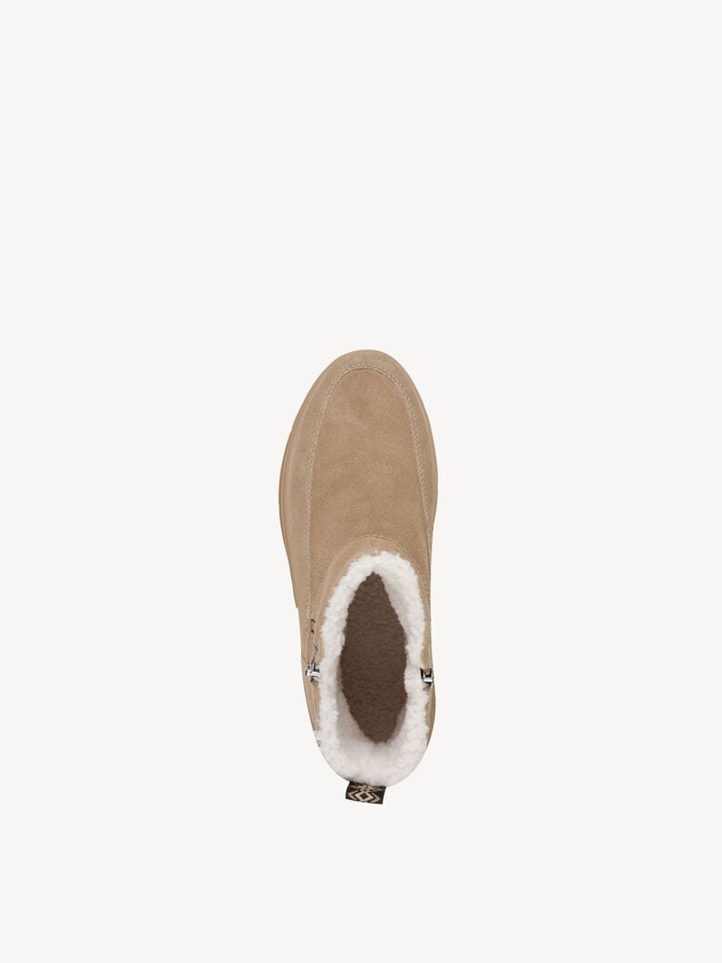 bootie in pelle - marrone fodera calda 8-86418-45-310 compra tamaris foderato ampia boots online