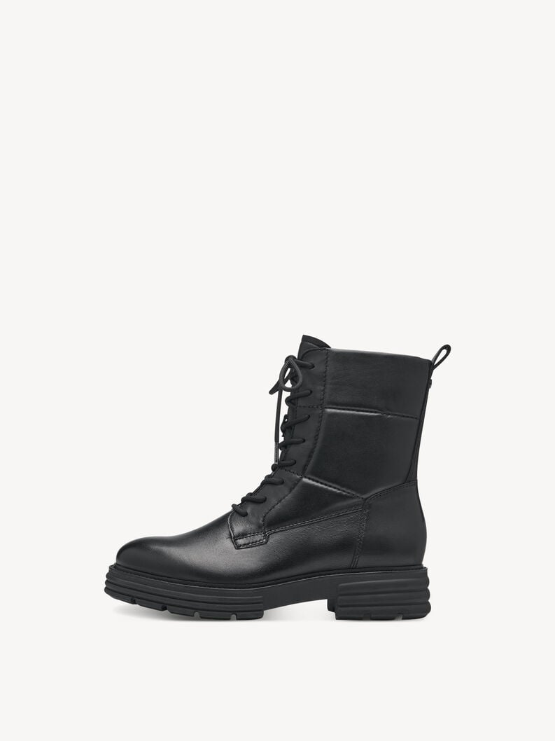 bootie in pelle - nero 1-25266-41-003 compra tamaris stivaletti online