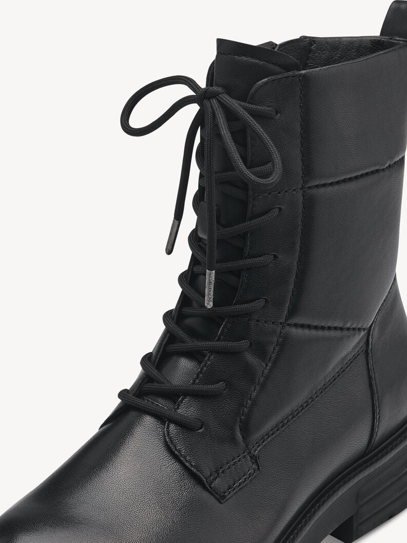 bootie in pelle - nero 1-25266-41-003 compra tamaris stivaletti online