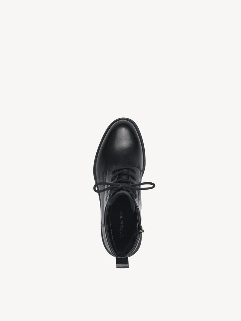 bootie in pelle - nero 1-25266-41-003 compra tamaris stivaletti online