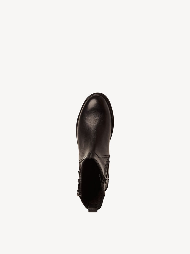 bootie in pelle - nero 1-25421-45-001 compra tamaris stivaletti online