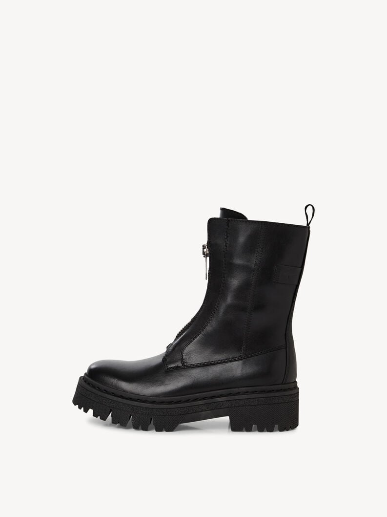 bootie in pelle - nero 1-25471-45-003 compra tamaris stivaletti online