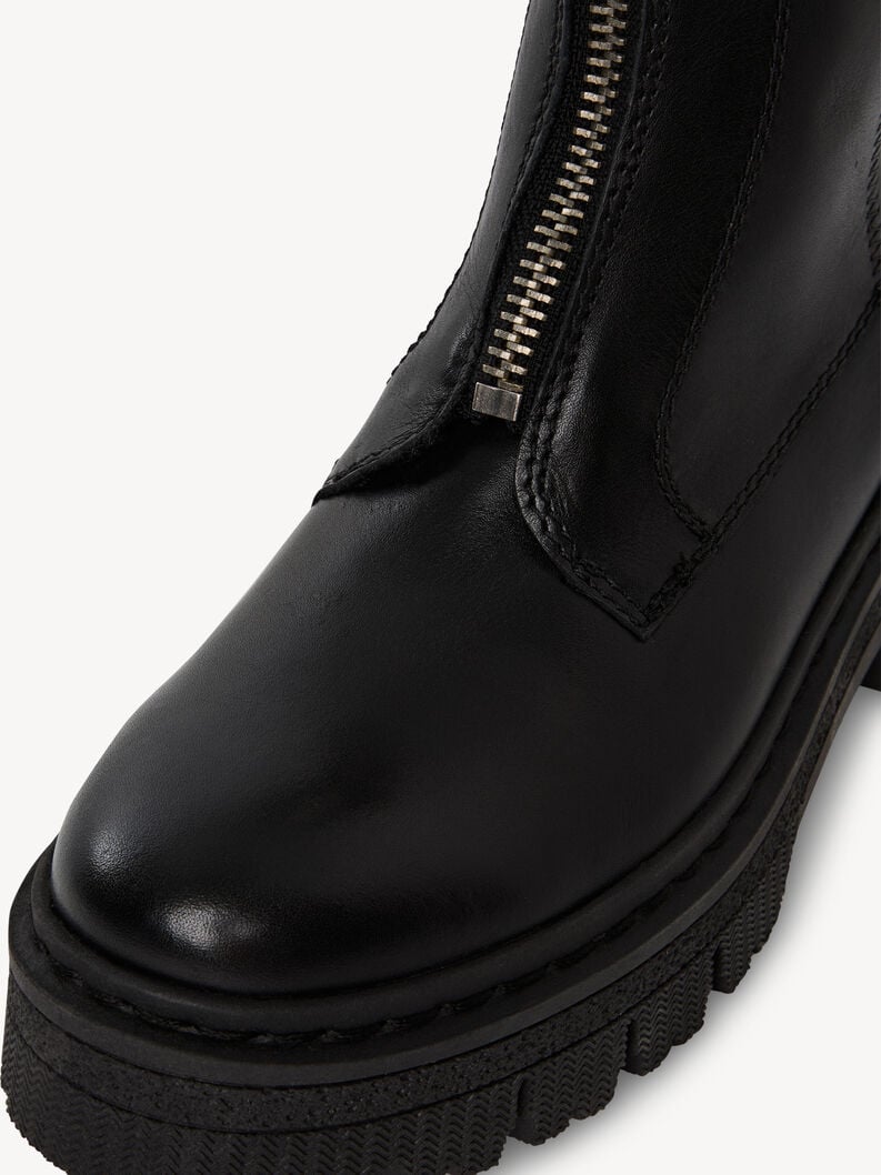 bootie in pelle - nero 1-25471-45-003 compra tamaris stivaletti online