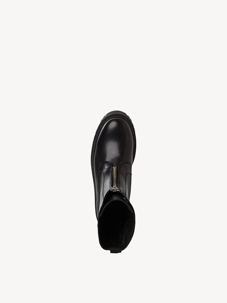 bootie in pelle - nero 1-25471-45-003 compra tamaris stivaletti online