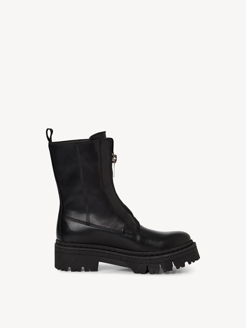 bootie in pelle - nero 1-25471-45-003 compra tamaris stivaletti online