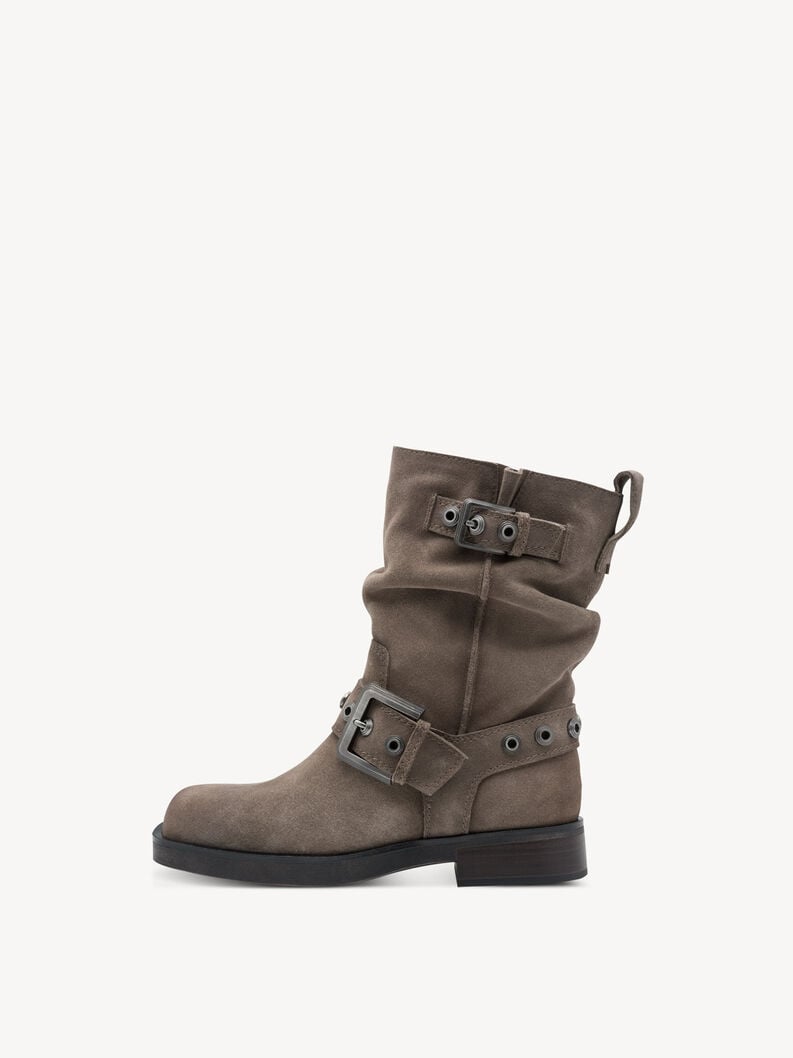 bootie in pelle beige 1-25472-45-341 compra tamaris stivaletti online