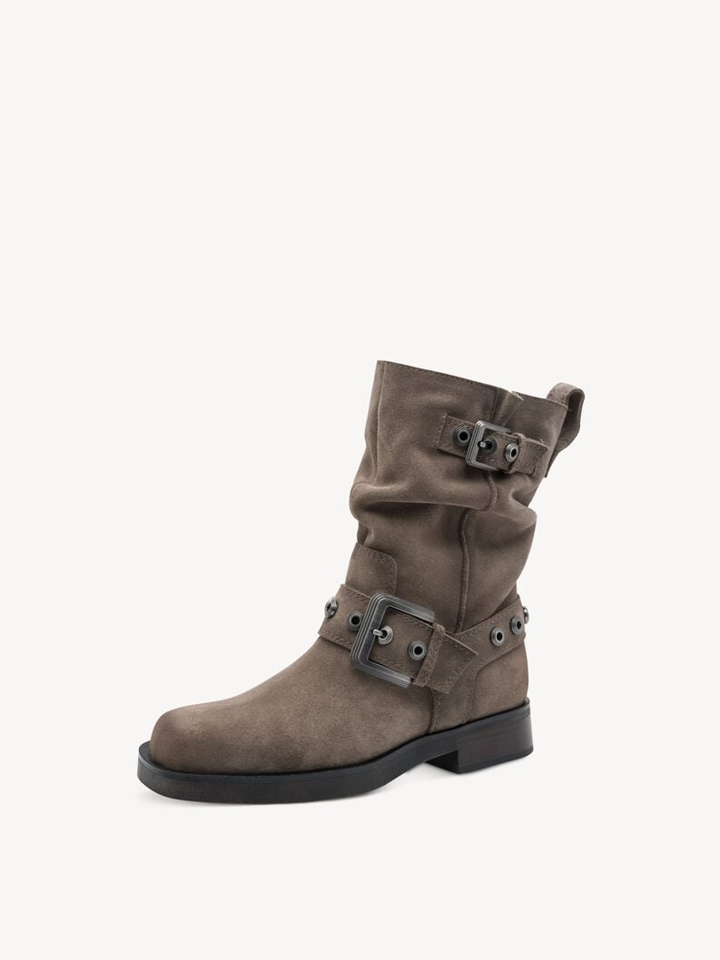 bootie in pelle beige 1-25472-45-341 compra tamaris stivaletti online