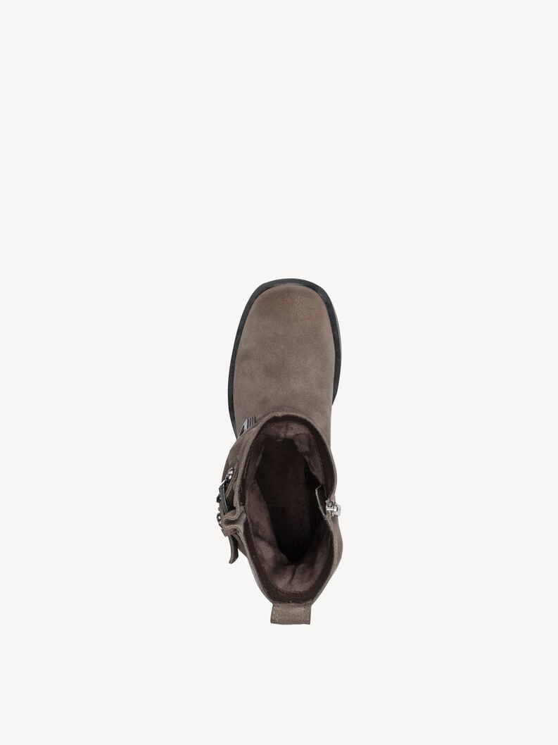 bootie in pelle beige 1-25472-45-341 compra tamaris stivaletti online