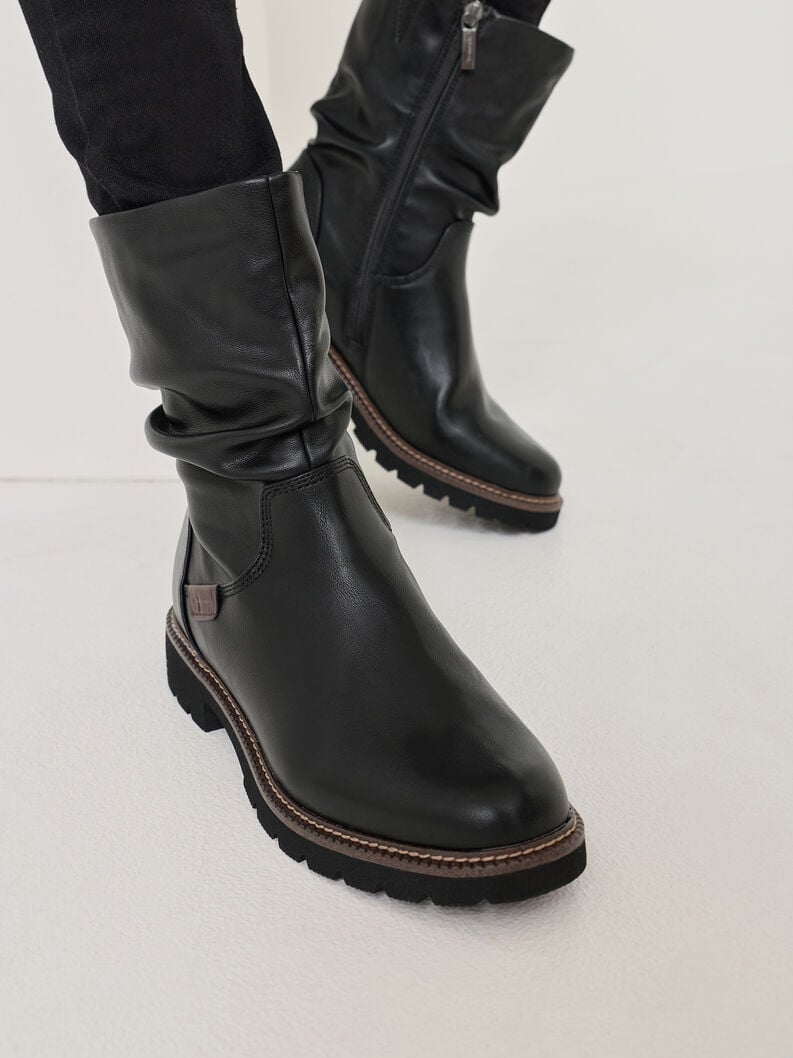 bootie nero 1-25484-45-001 compra tamaris stivaletti online