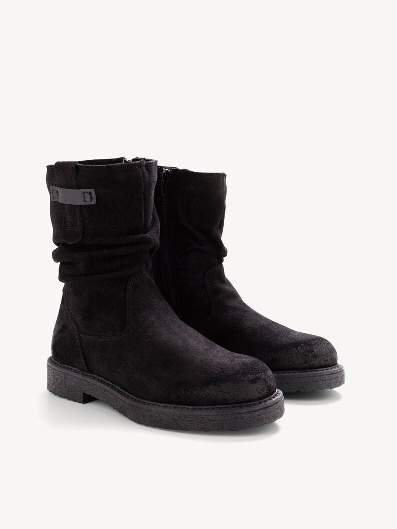 bootie in pelle - nero 1-25810-45-001 compra tamaris stivaletti online