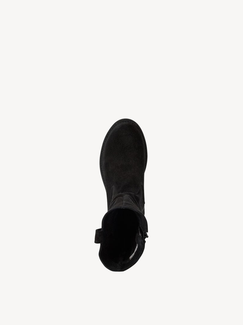 bootie in pelle - nero 1-25810-45-001 compra tamaris stivaletti online