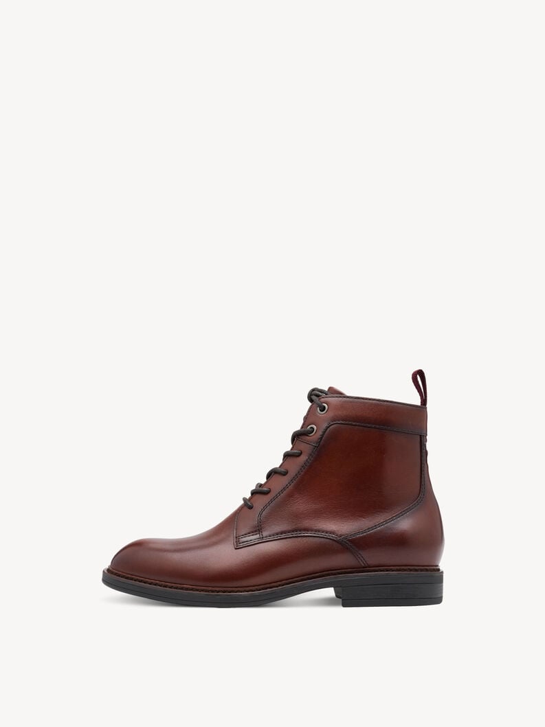 bootie in pelle - marrone 1-15101-45-305 compra tamaris uomo ankle boots online