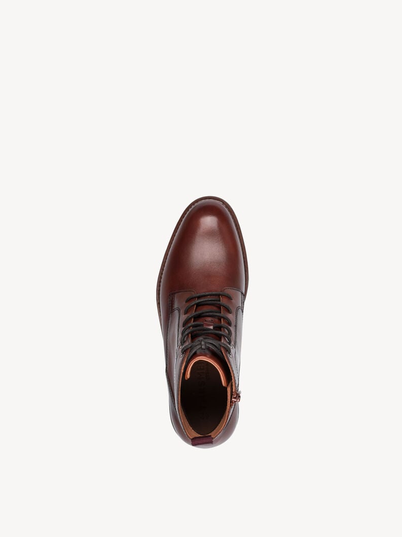 bootie in pelle - marrone 1-15101-45-305 compra tamaris uomo ankle boots online