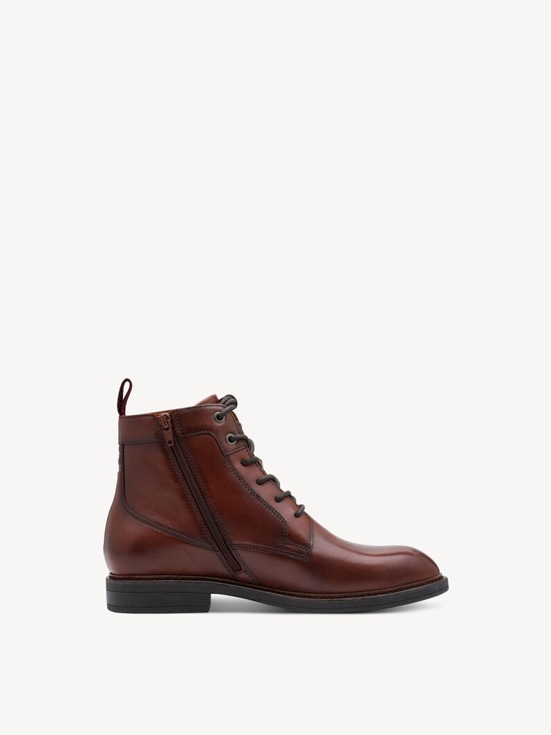 bootie in pelle - marrone 1-15101-45-305 compra tamaris uomo ankle boots online