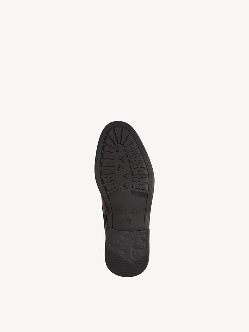 bootie in pelle - marrone 1-15101-45-305 compra tamaris uomo ankle boots online
