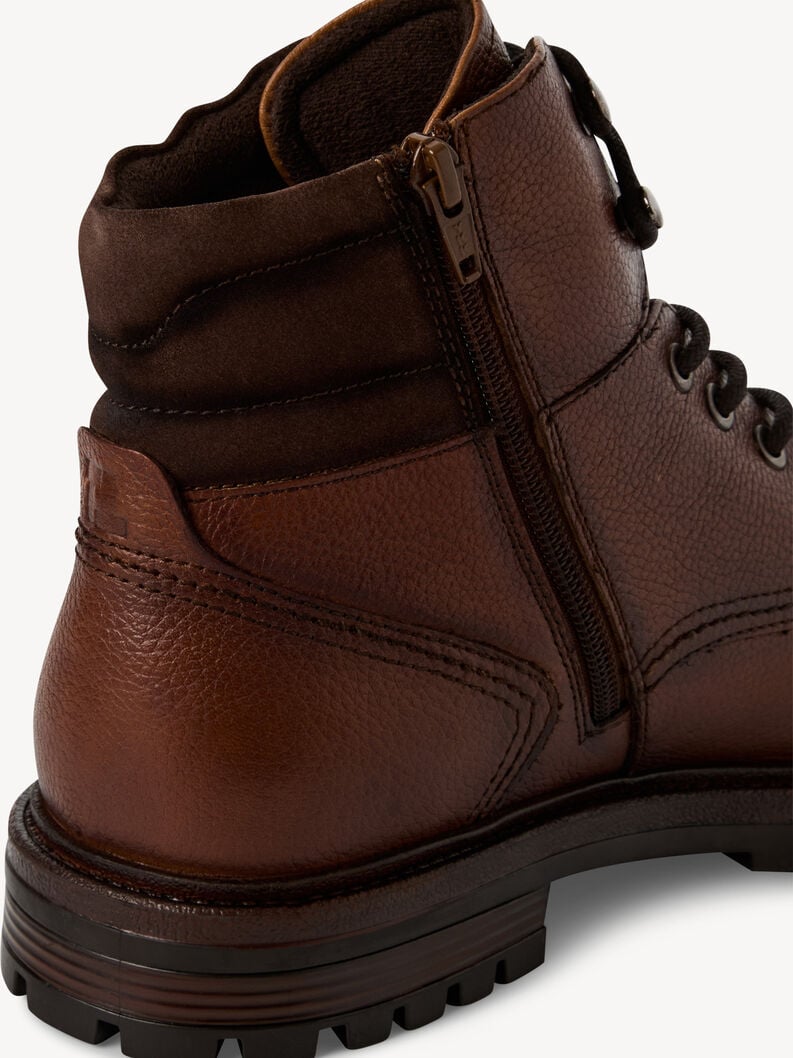 bootie in pelle - marrone 1-15204-45-305 compra tamaris uomo ankle boots online