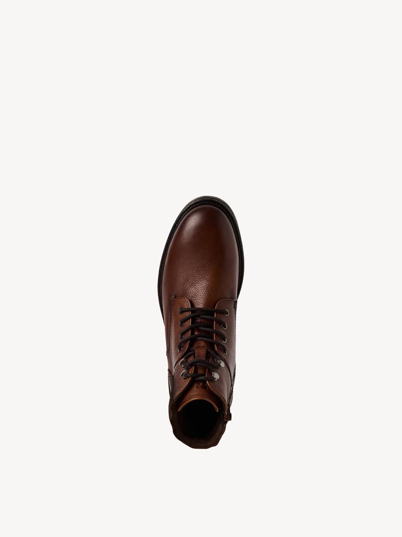 bootie in pelle - marrone 1-15204-45-305 compra tamaris uomo ankle boots online