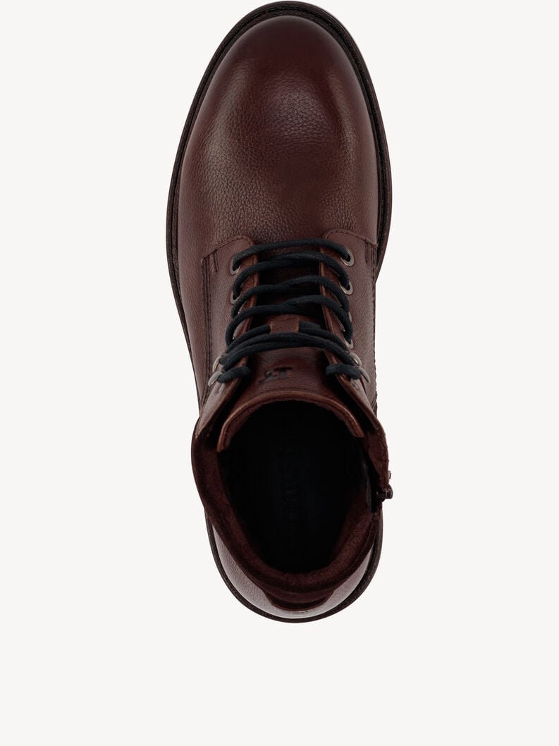 bootie in pelle - marrone 1-15204-45-326 compra tamaris uomo ankle boots online