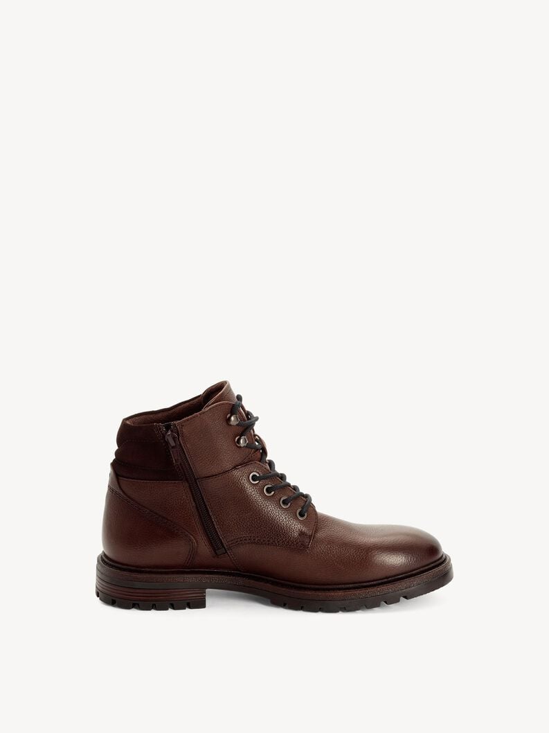 bootie in pelle - marrone 1-15204-45-326 compra tamaris uomo ankle boots online