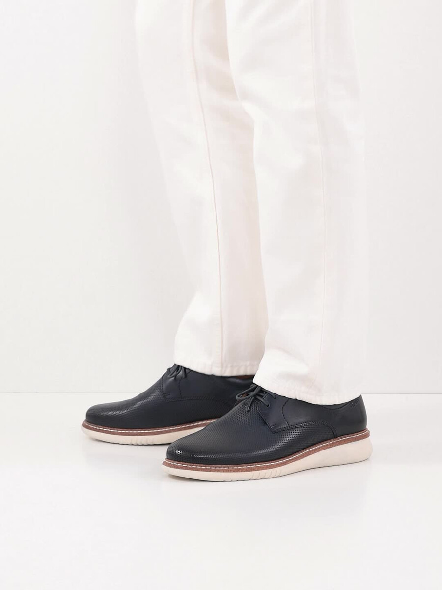 in pelle scarpe basse - blu 1-13201-44-805 compra tamaris sandali con tacco online