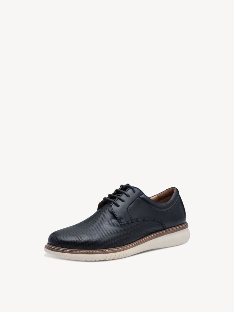 in pelle scarpe basse - blu 1-13201-44-805 compra tamaris sandali con tacco online
