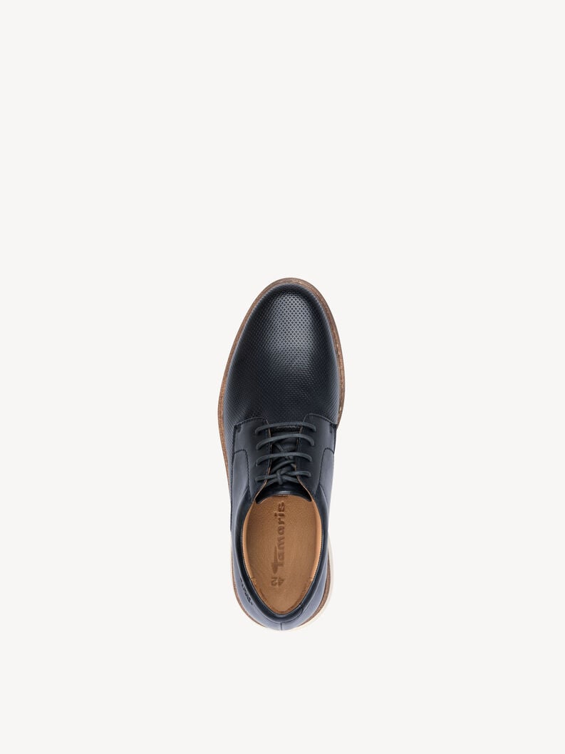 in pelle scarpe basse - blu 1-13201-44-805 compra tamaris sandali con tacco online