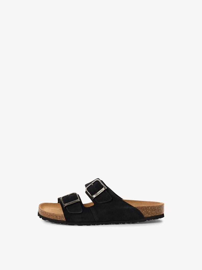 in pelle di mulo nero 1-17400-44-001 compra tamaris muli online