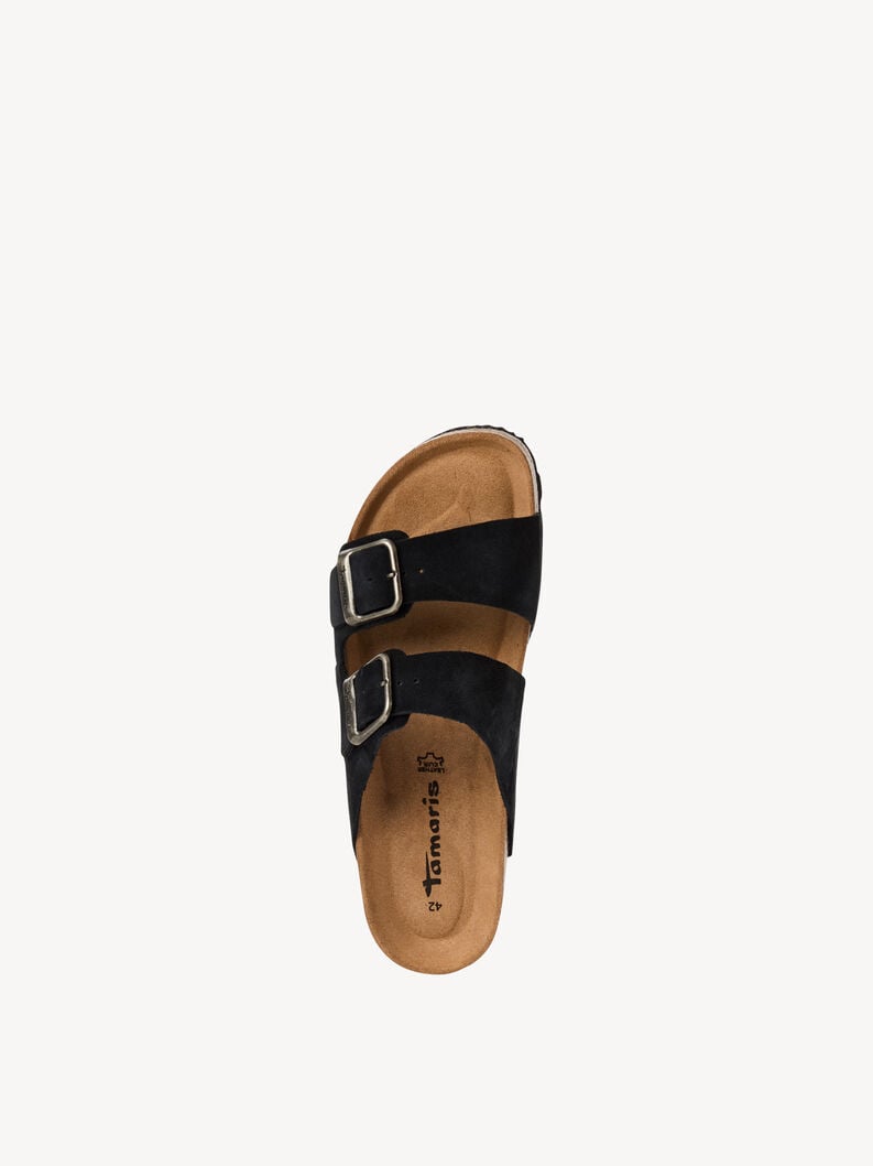 in pelle di mulo nero 1-17400-44-001 compra tamaris muli online
