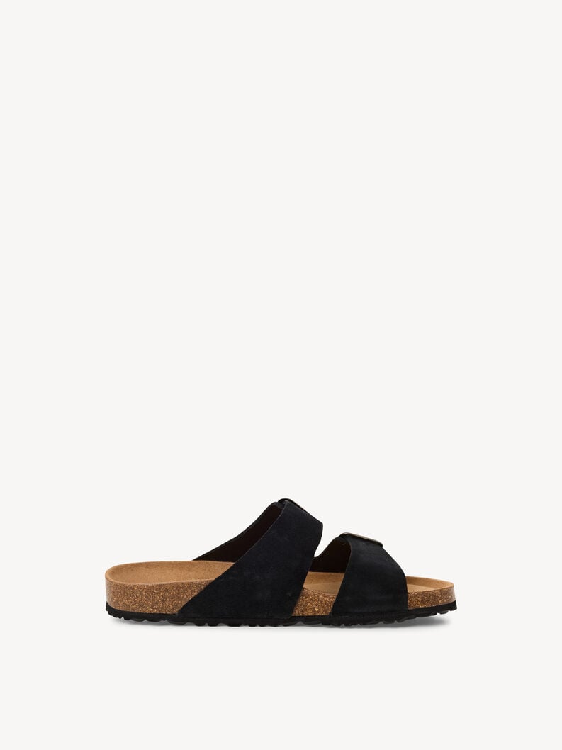 in pelle di mulo nero 1-17400-44-001 compra tamaris muli online