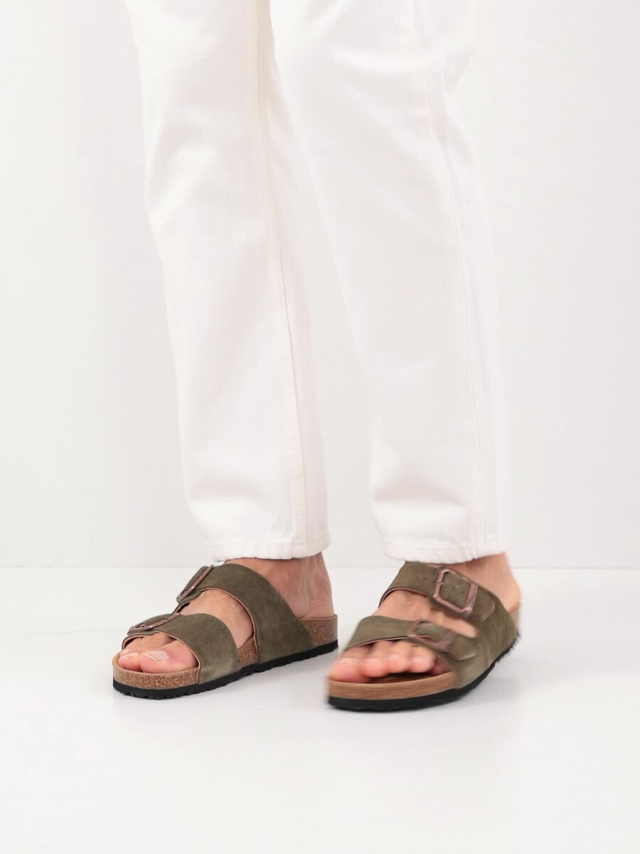 in pelle di mulo verde 1-17400-44-722 compra tamaris muli online