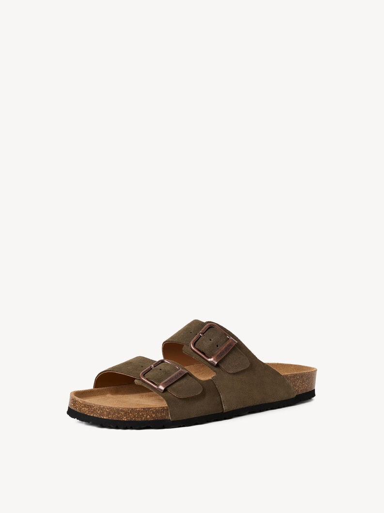 in pelle di mulo verde 1-17400-44-722 compra tamaris muli online