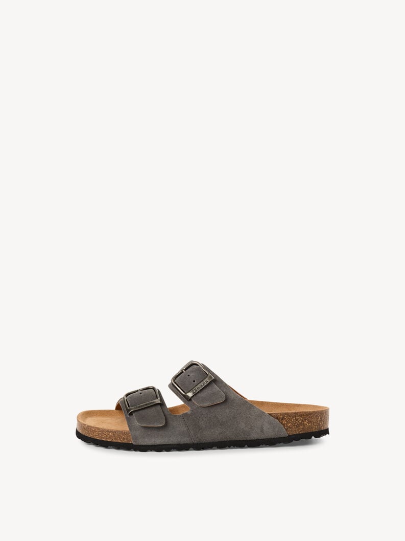 in pelle di mulo grigio 1-17400-44-214 compra tamaris muli online