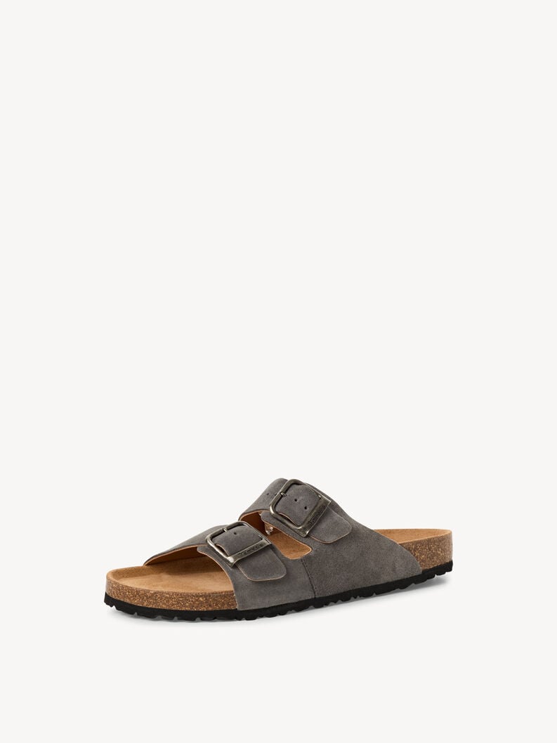 in pelle di mulo grigio 1-17400-44-214 compra tamaris muli online