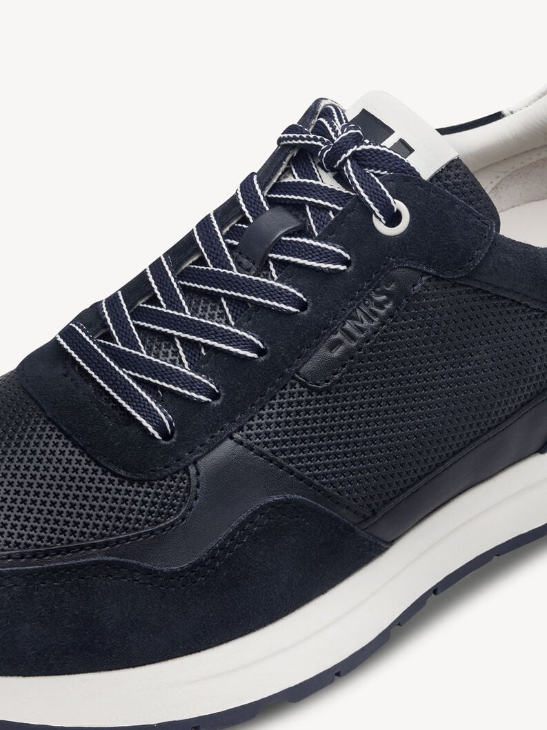 sneaker in pelle - blu 1-13603-44-805 compra tamaris sneakers online