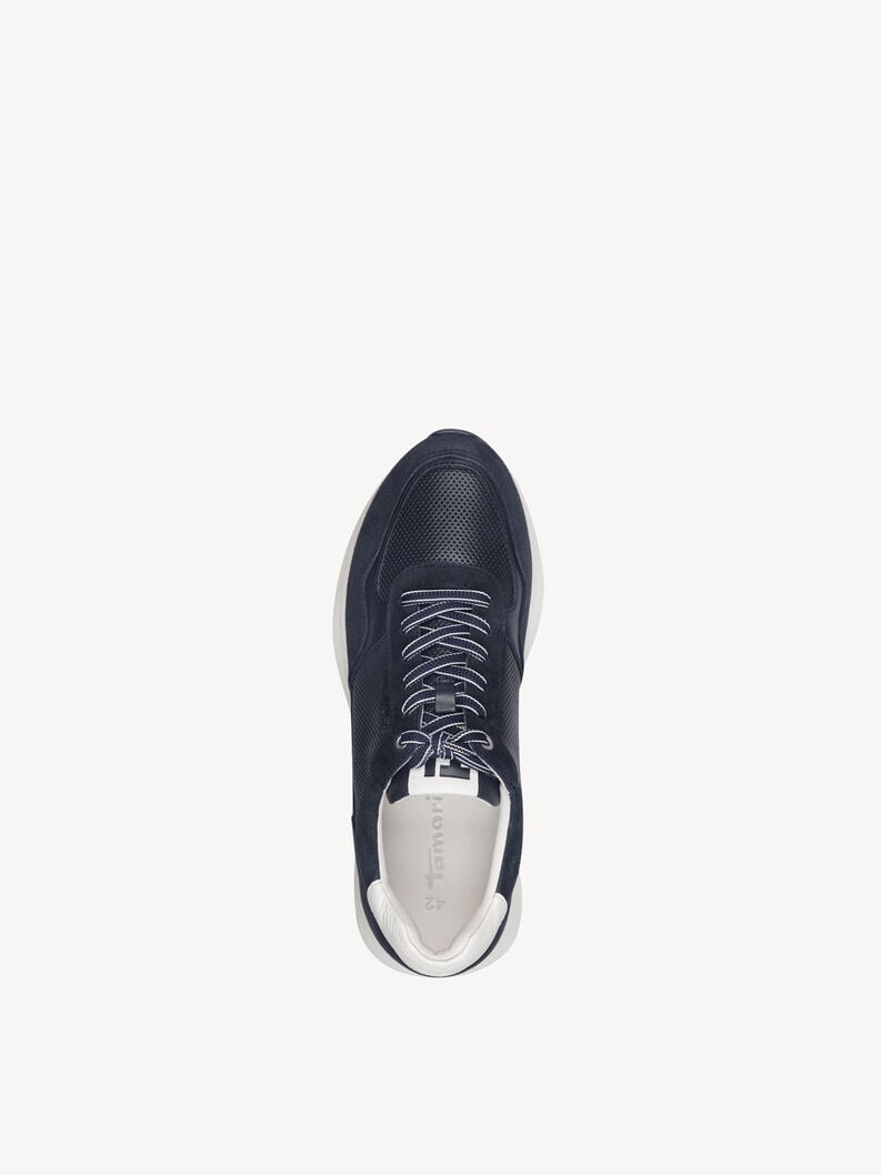 sneaker in pelle - blu 1-13603-44-805 compra tamaris sneakers online