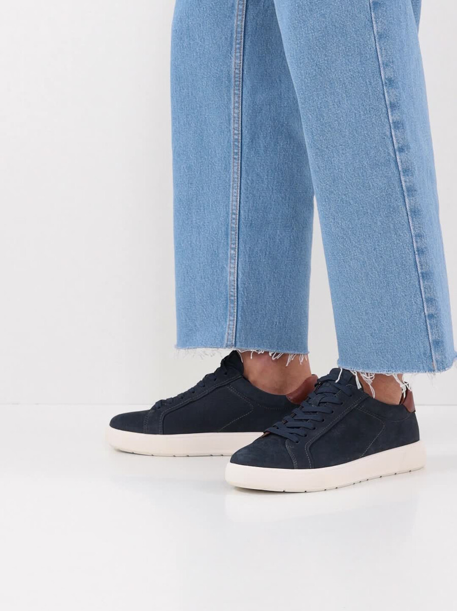 sneaker in pelle - blu 1-13610-44-805 compra tamaris sneakers online