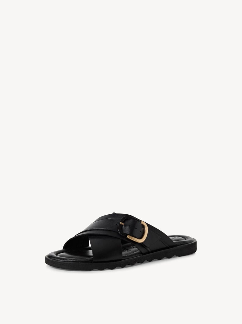 in pelle di mulo nero 1-27101-44-003 compra tamaris muli online