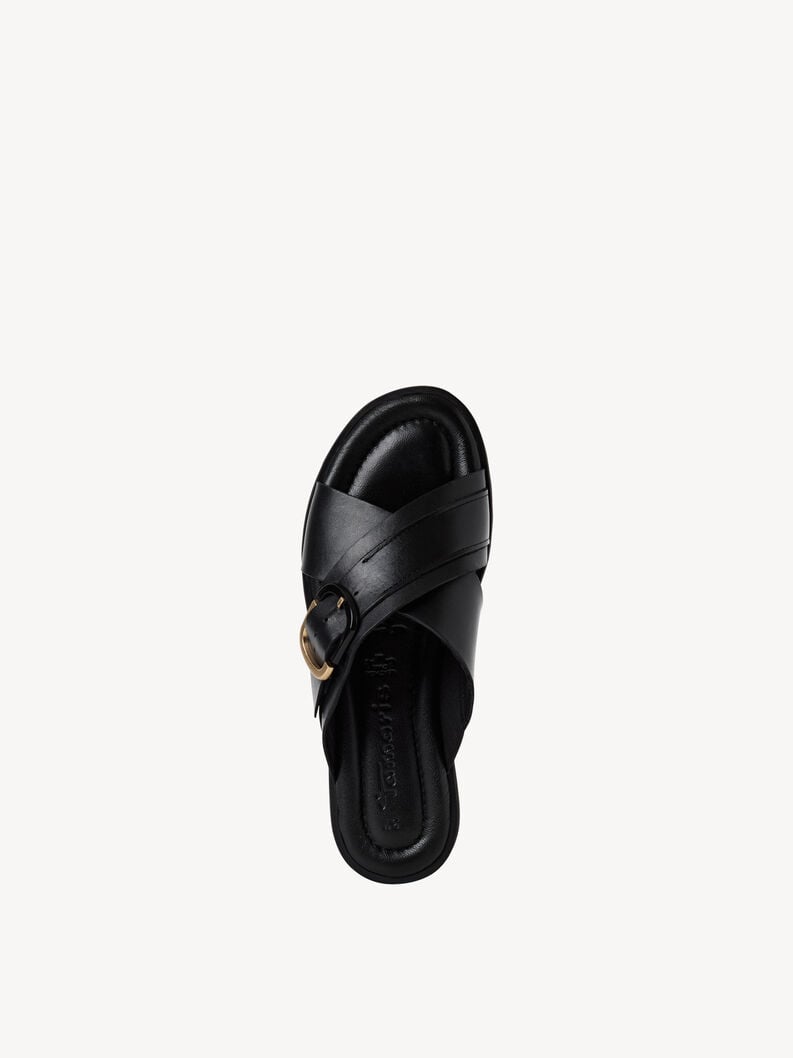 in pelle di mulo nero 1-27101-44-003 compra tamaris muli online
