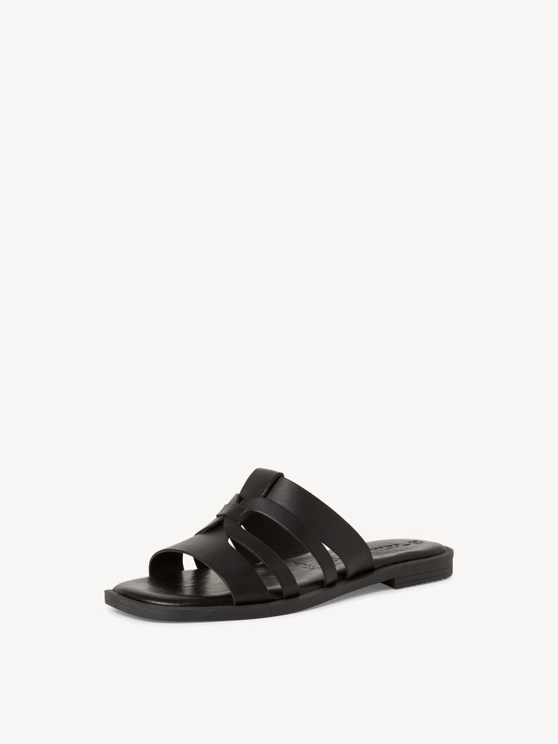 in pelle di mulo nero 1-27103-42-001 compra tamaris muli online