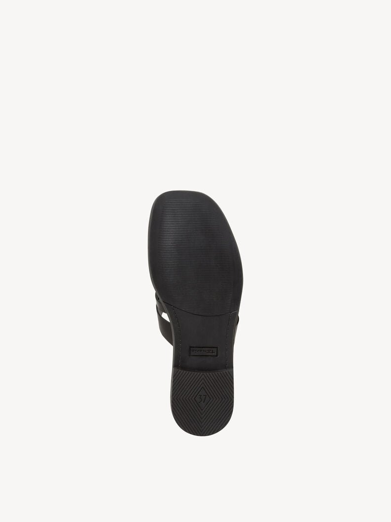 in pelle di mulo nero 1-27103-42-001 compra tamaris muli online