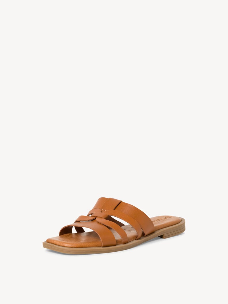 pelle di mulo - marrone 1-27103-42-455 compra tamaris muli online