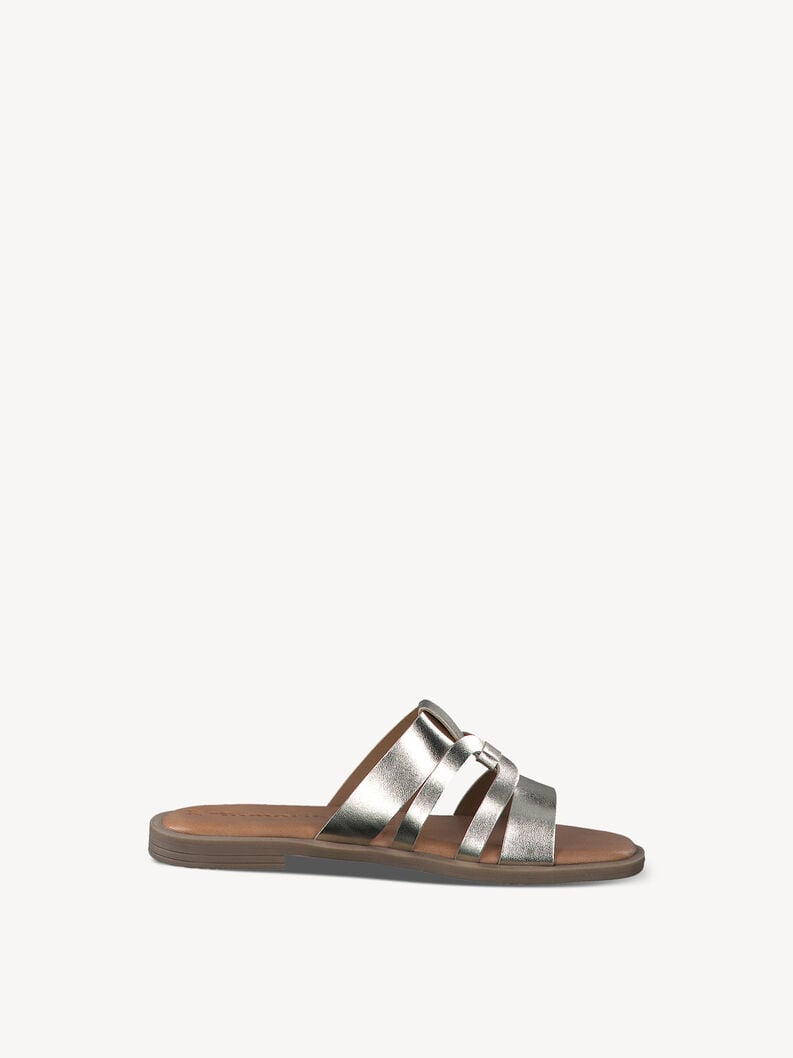 in pelle di mulo oro 1-27103-42-933 compra tamaris muli online