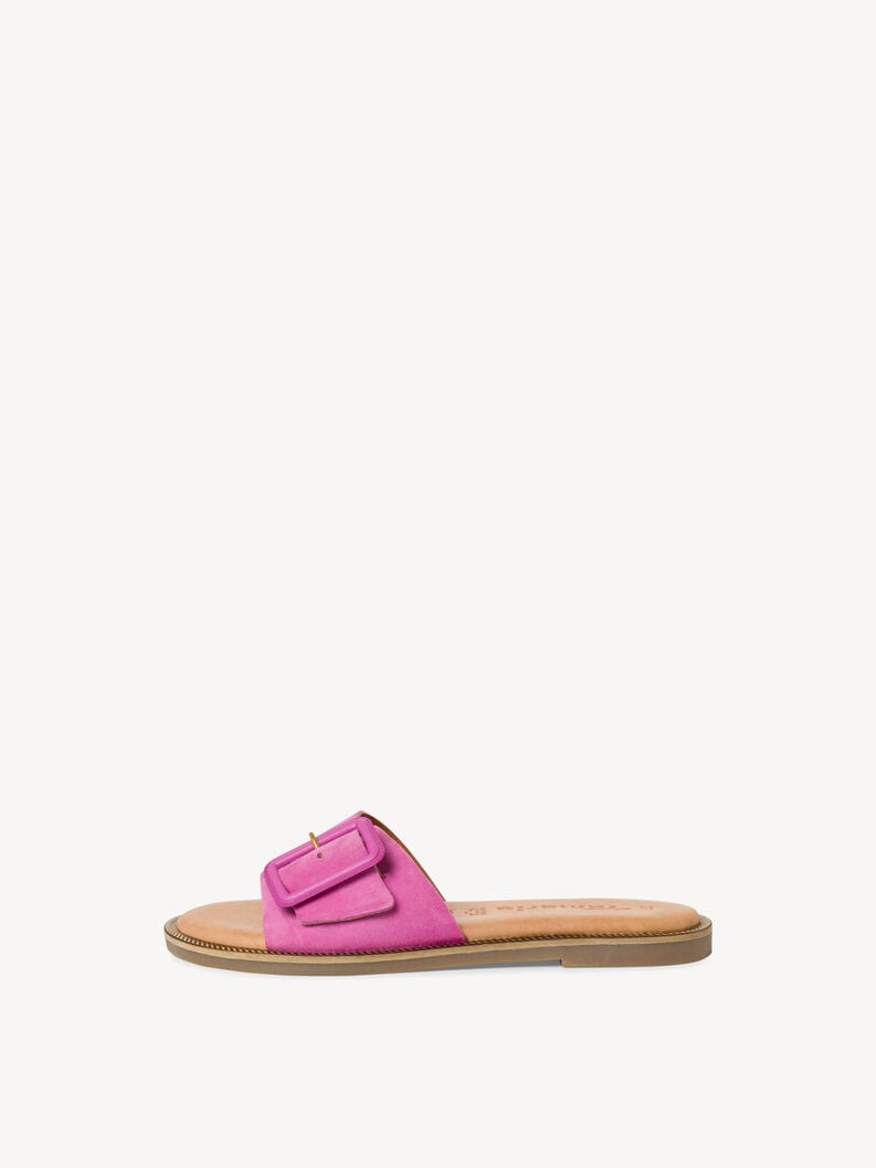 in pelle di mulo rosa 1-27105-42-510 compra tamaris muli online