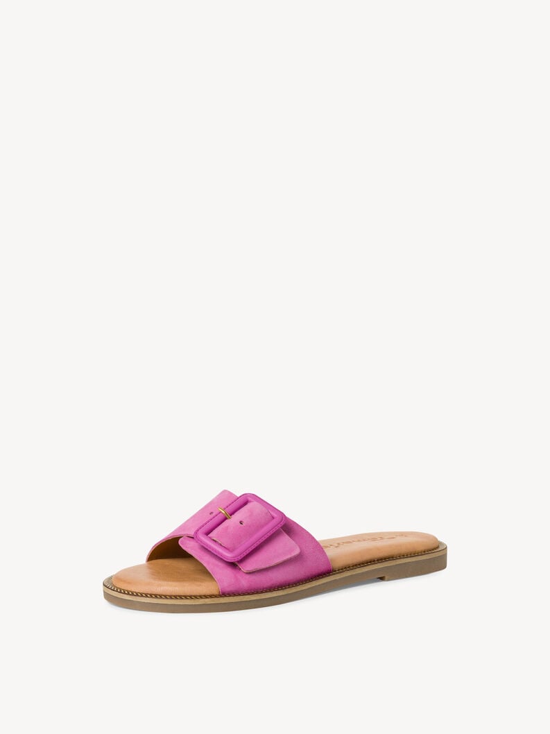 in pelle di mulo rosa 1-27105-42-510 compra tamaris muli online